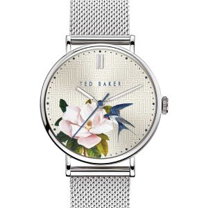Ρολόι Ted Baker Phylipa Silver/Flowers – BKPPFF902
